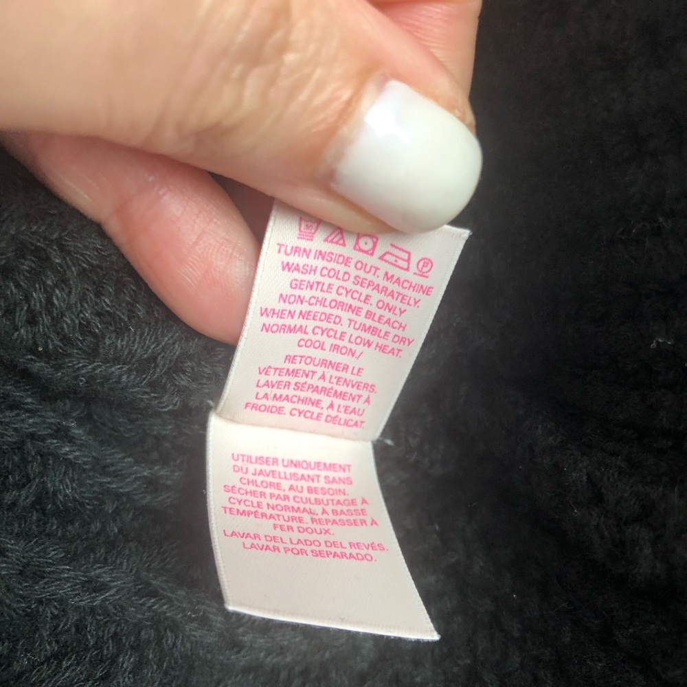 Victorias Secret Pullover Knit Sweater Black XS - Picture 7 of 7